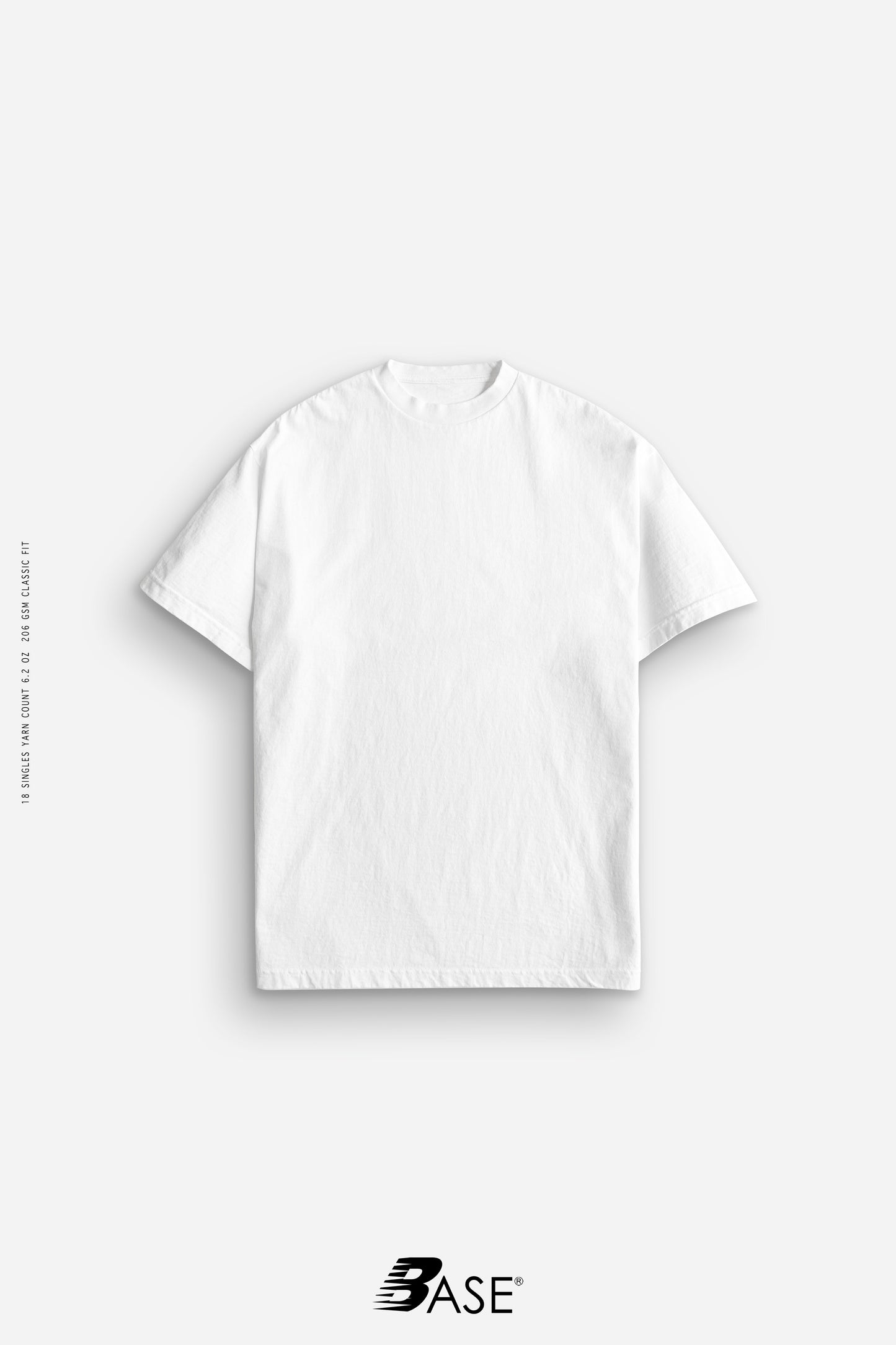 Sixelar BASE White blank flat.