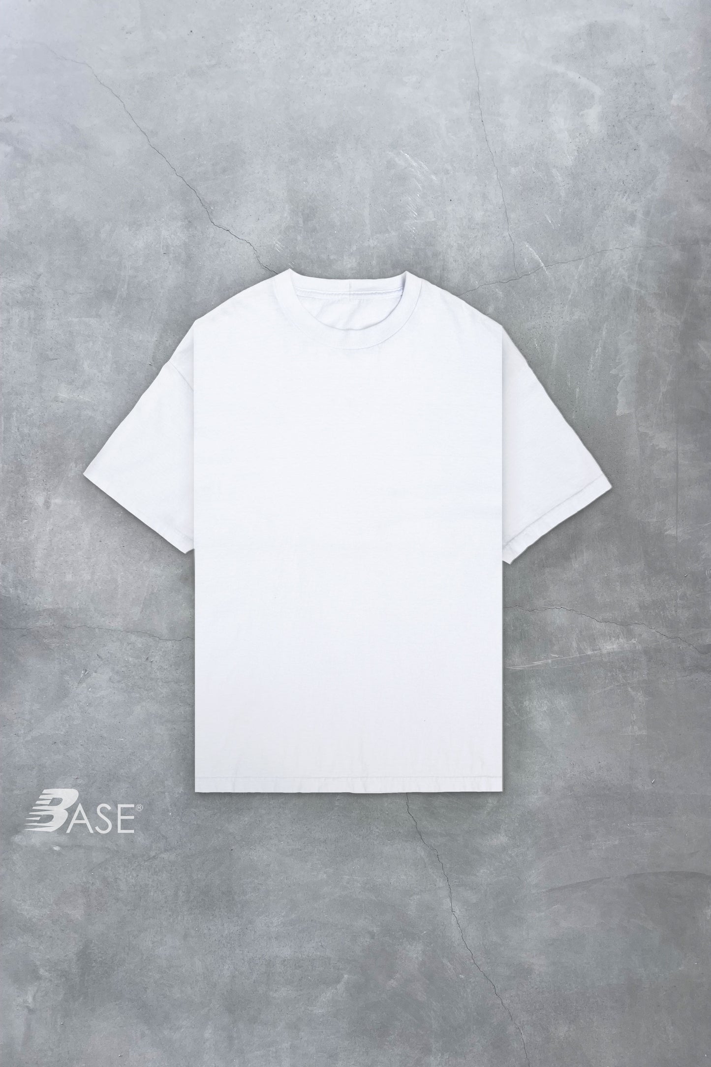 Sixelar BASE white t-shirt Best streetwear T-Shirt blanks made in LA. muck up white t-shirt