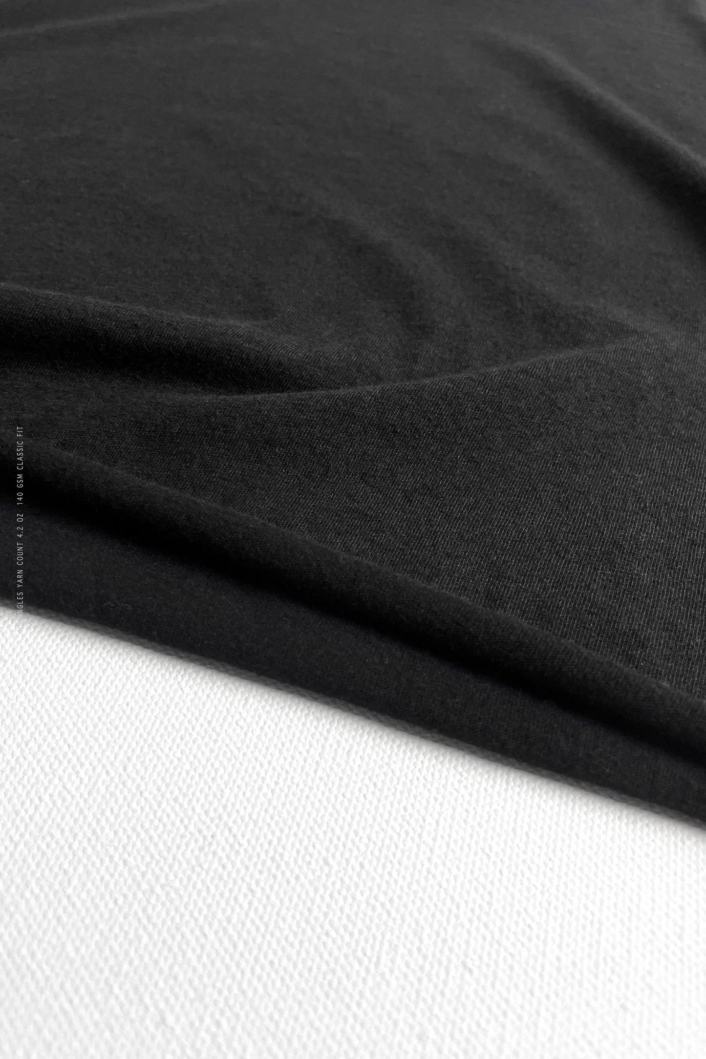 CLEARANCE - LIGHTWEIGHT CROP Black Blank