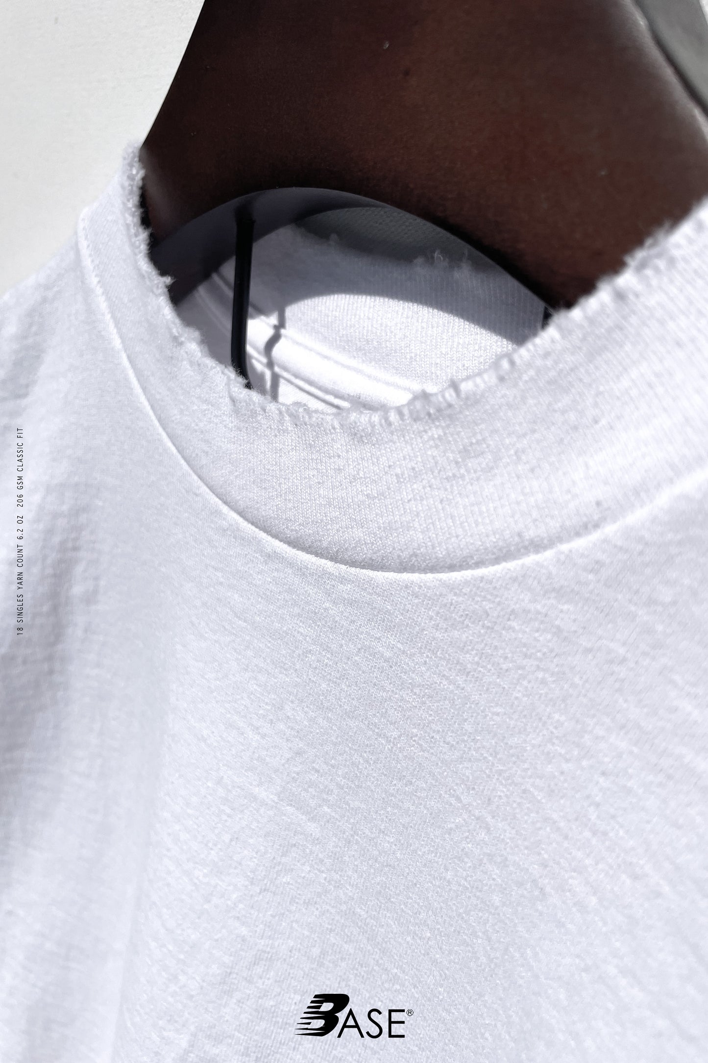 Sixelar hand distressed White t-shirt Blanks for a genuine vintage look