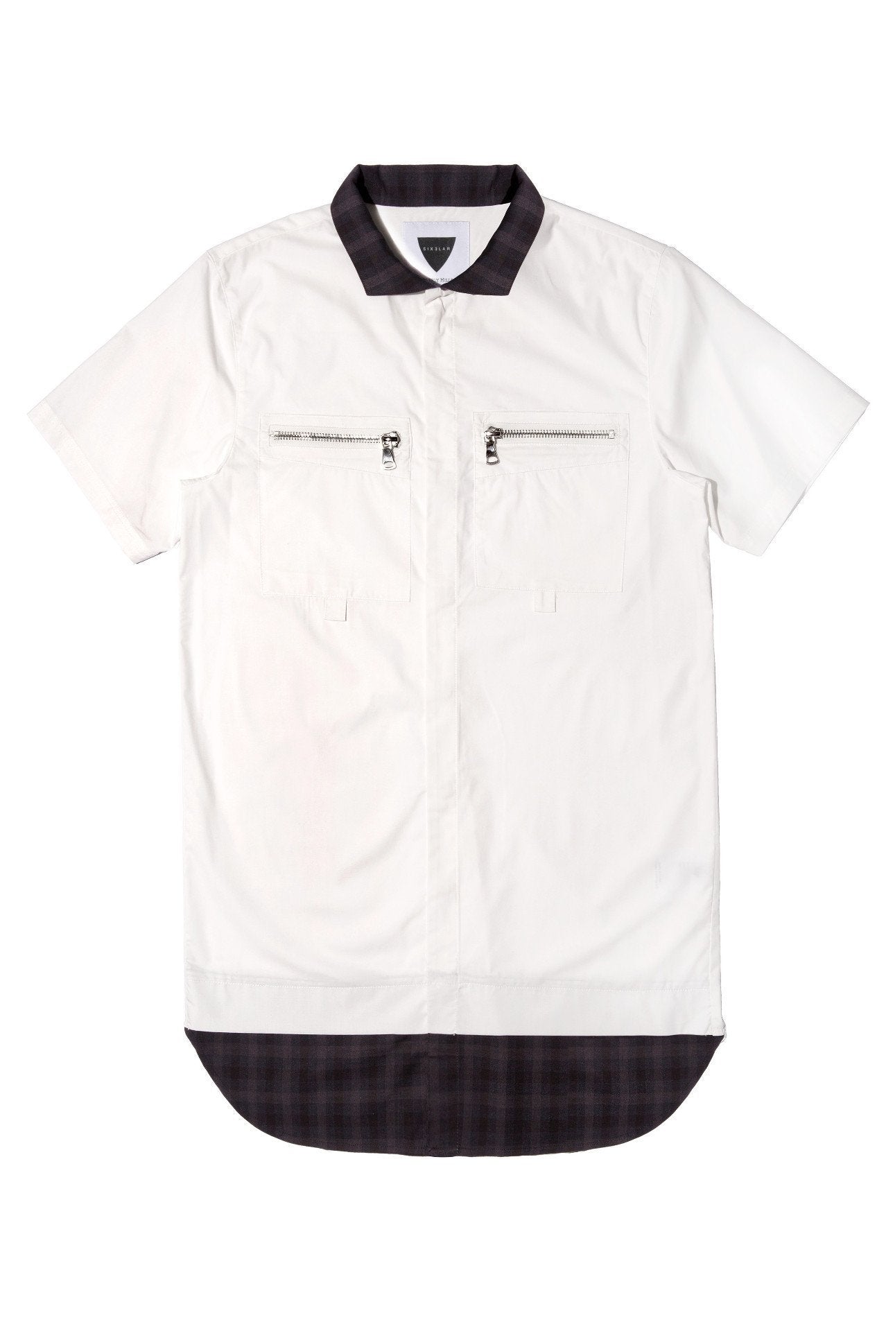 longline dress shirt mens Men's Big & Tall Stretch Dress Shirt, Non-Iron Pinpoint Spread Collar