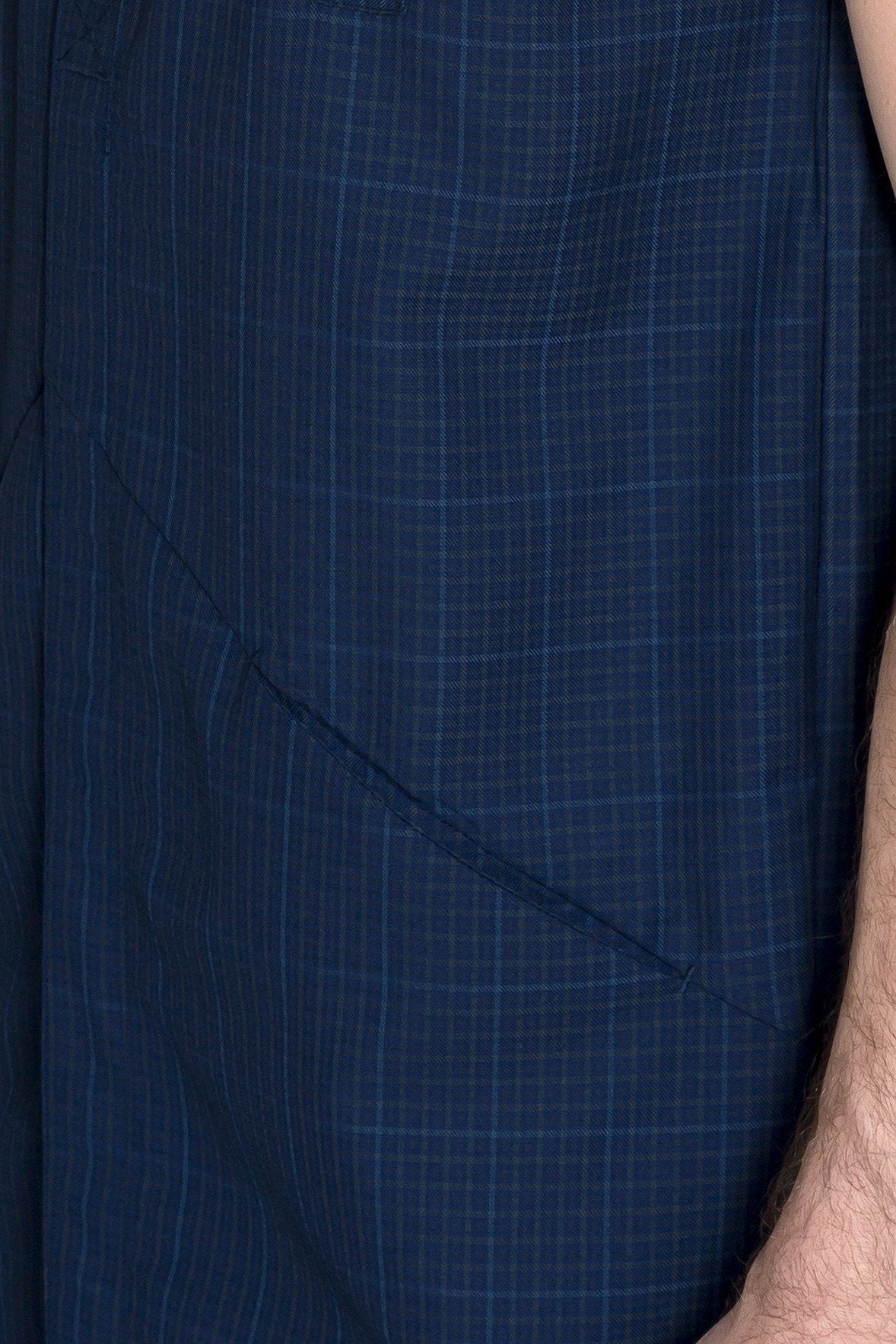 LAUREL PLAID SLEEVELESS SHIRT - SIXELAR