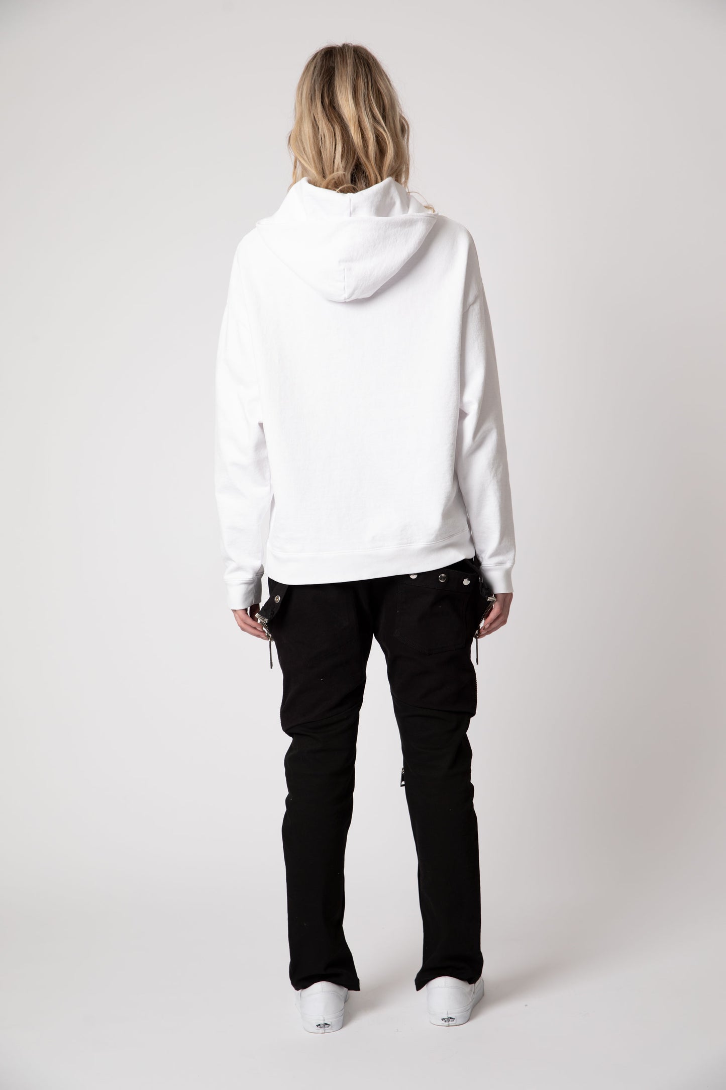 SNOW Heavyweight Blank Hoodie back view