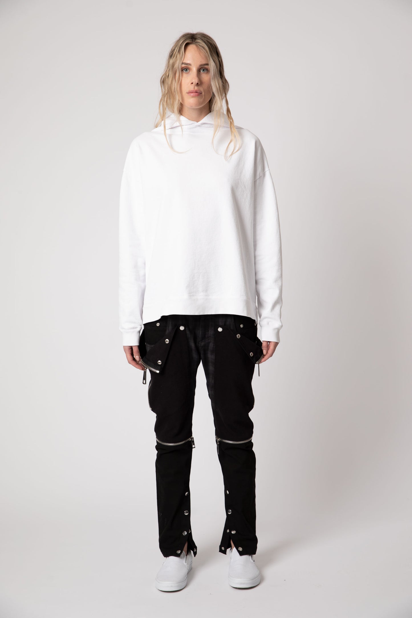 SNOW Heavyweight Blank Hoodie front view