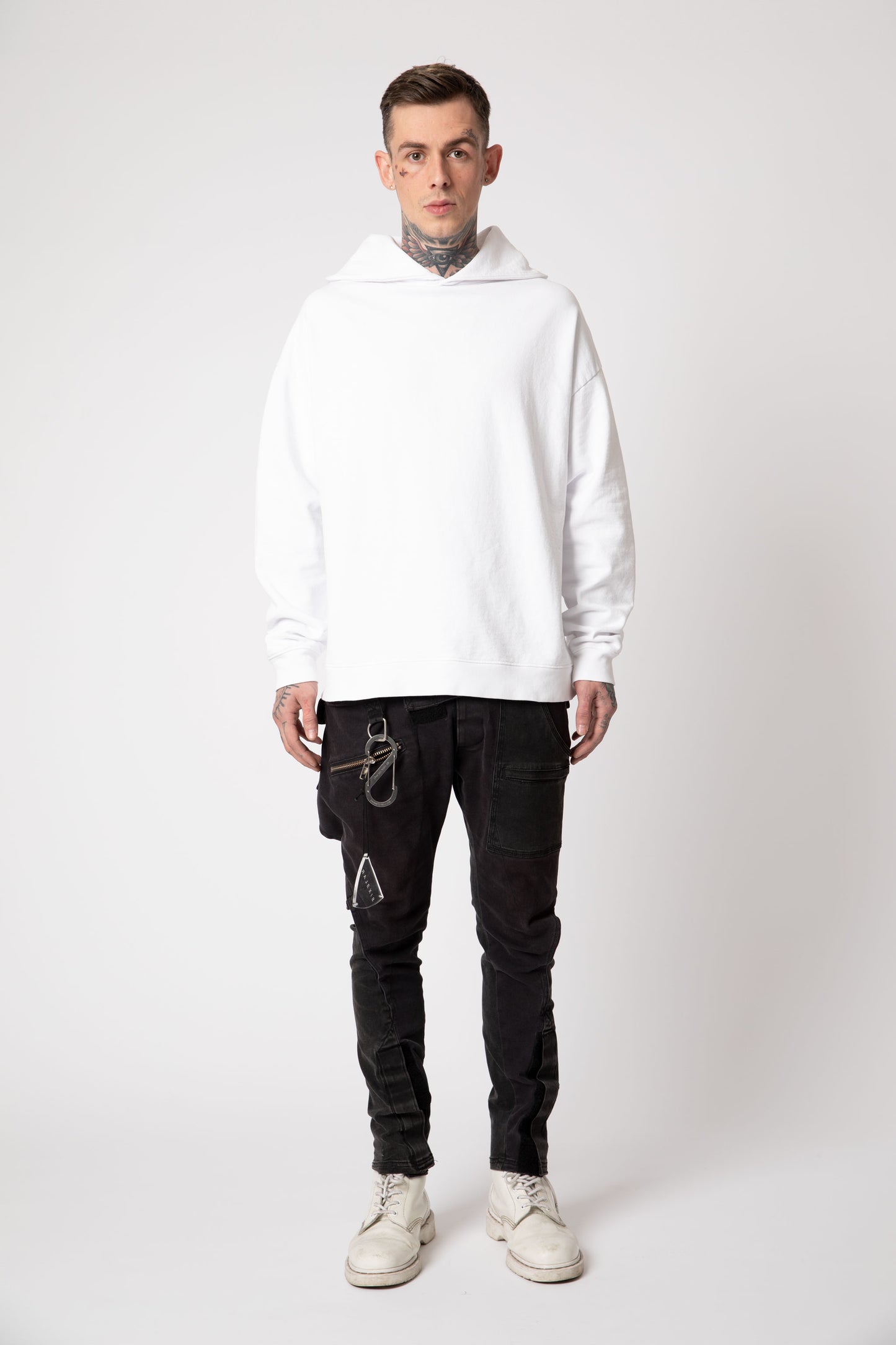 SNOW Heavyweight Blank Hoodie front view