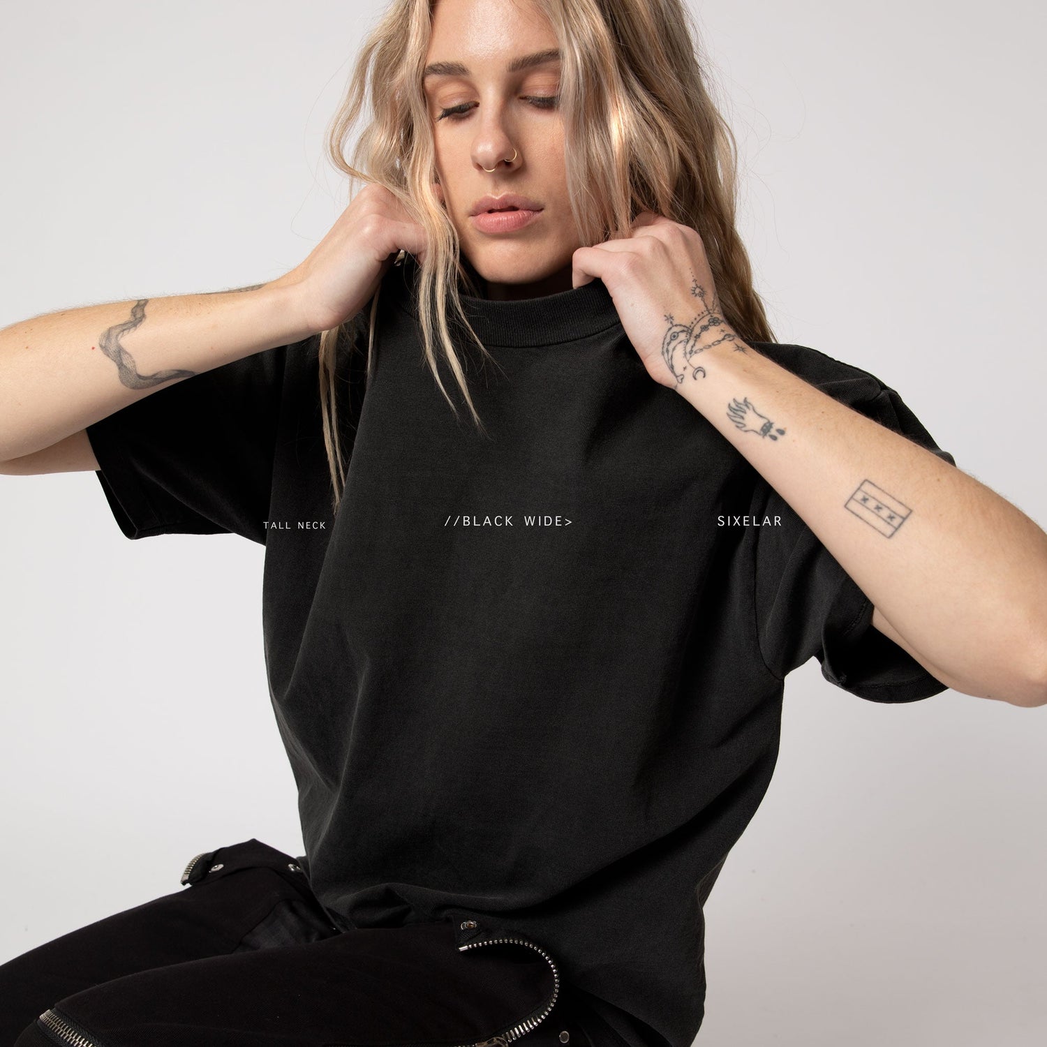 SIXELAR Elevated Blanks and graphic tees from Los Angeles CA.