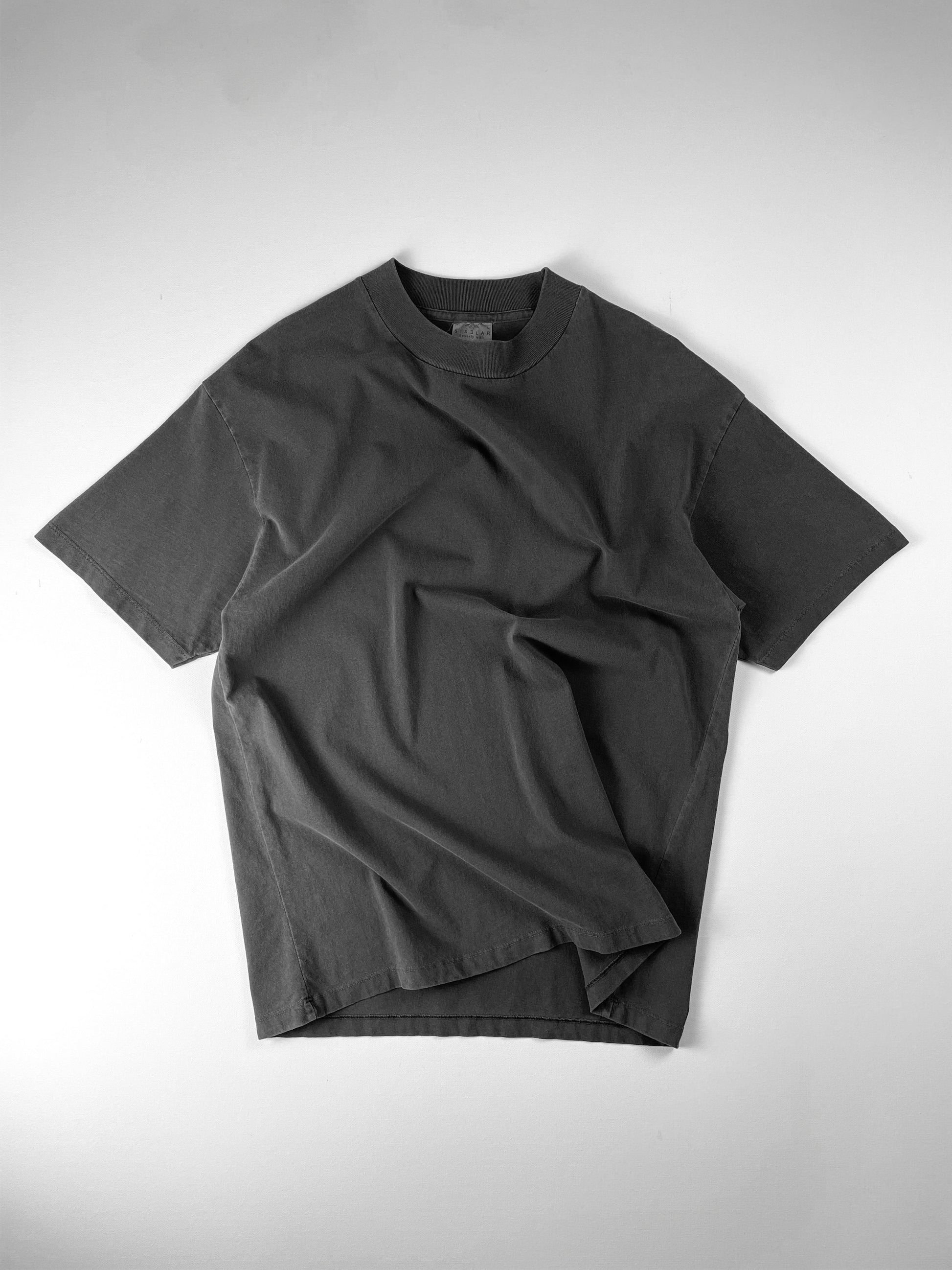 Sixelar Vintage Charcoal t-shirt blank v4.0 flat2