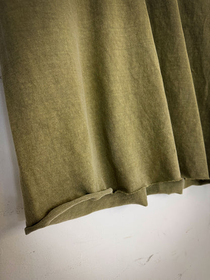 BASE RAW EDGE Distressed Garment dyed