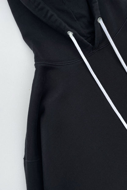 Sixelar Classic Heavyweight streetwear Black Blank Hoodie