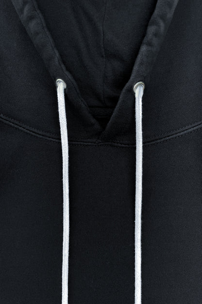 Sixelar Classic Heavyweight streetwear Black Blank Hoodie