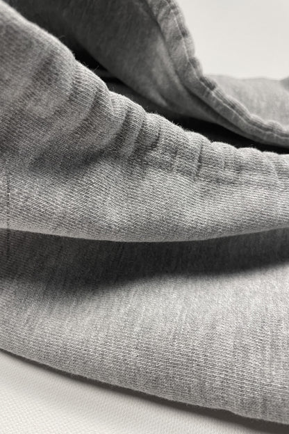 Sixelar Classic Heavyweight streetwear Heather Grey Blank Hoodie