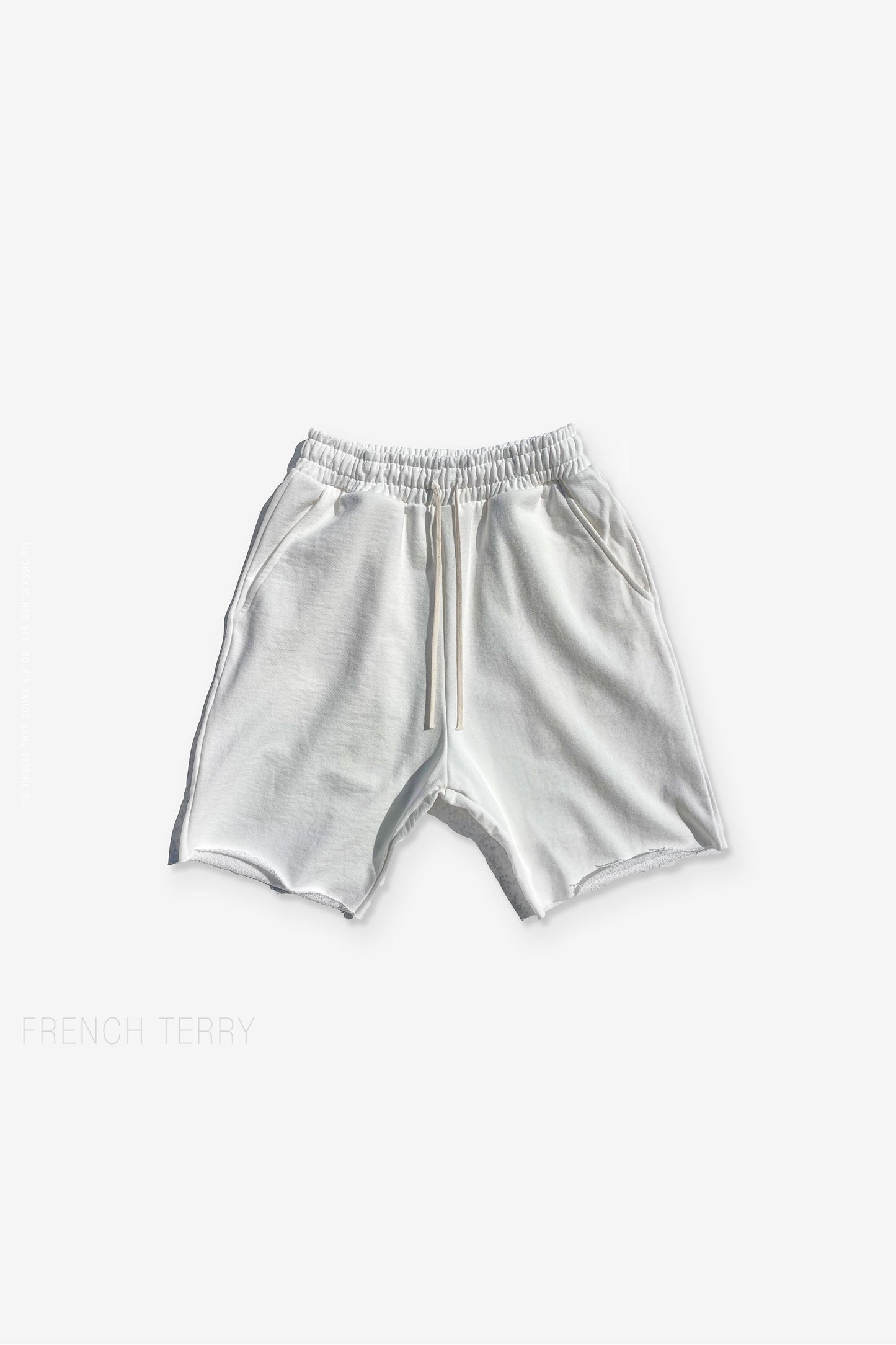 ⭐️ New  FRENCH TERRY Raw edge Shorts