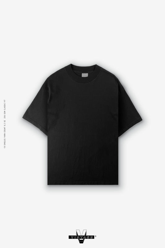 Sixelar Vintage Black t-shirt blank v4.0 flat 