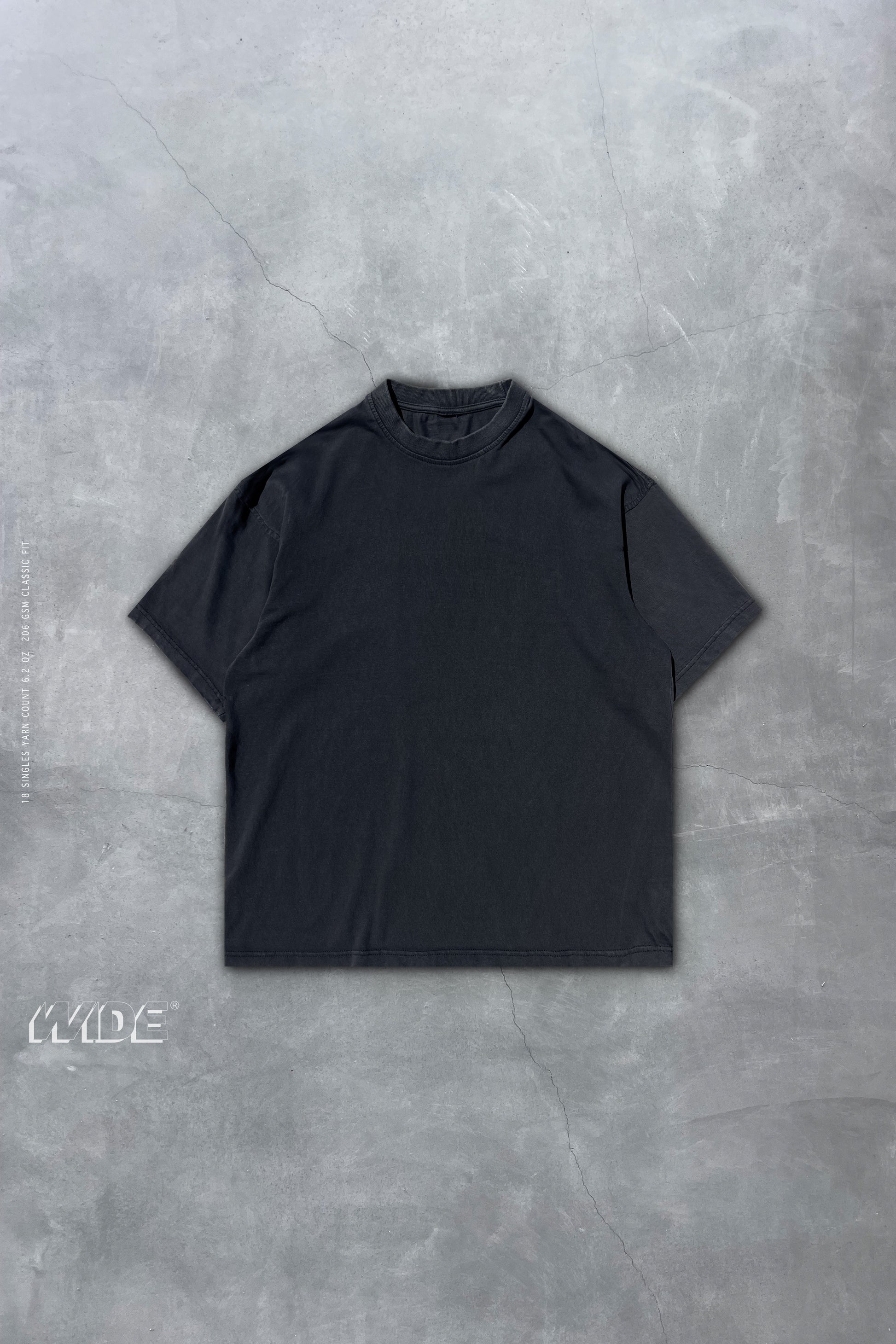 Sixelar WIDE Fit Heavy weight oversized wider frame drop shoulder blank White tees