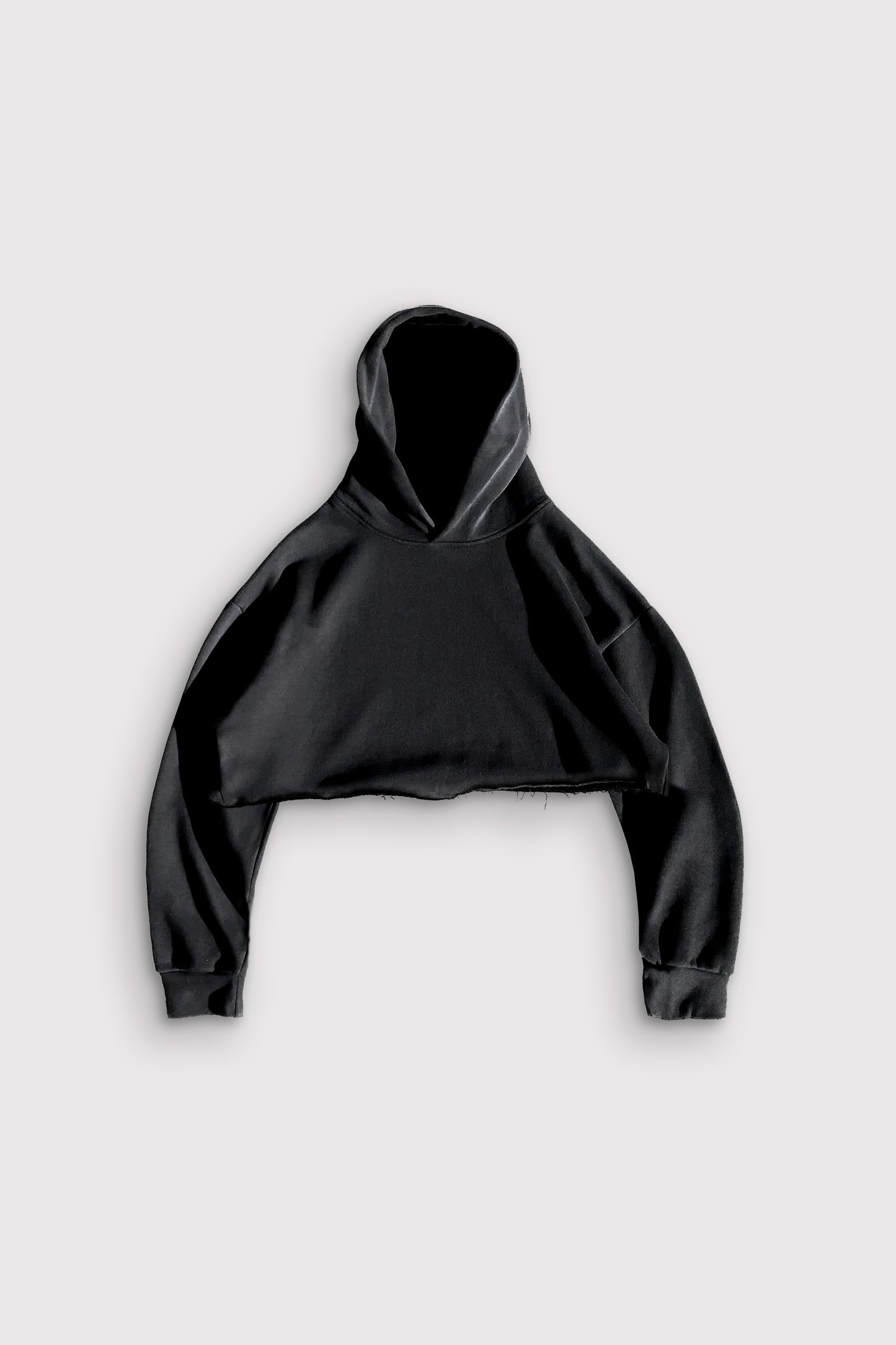 Sixelar cordless cropped hoodie