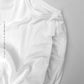 Sixelar Long sleeve White blank t-shirt detail shot 1