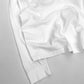 Sixelar Long sleeve White blank t-shirt detail shot 2