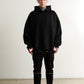 Sixelar MIDNIGHT Heavyweight Blank Hoodie front view