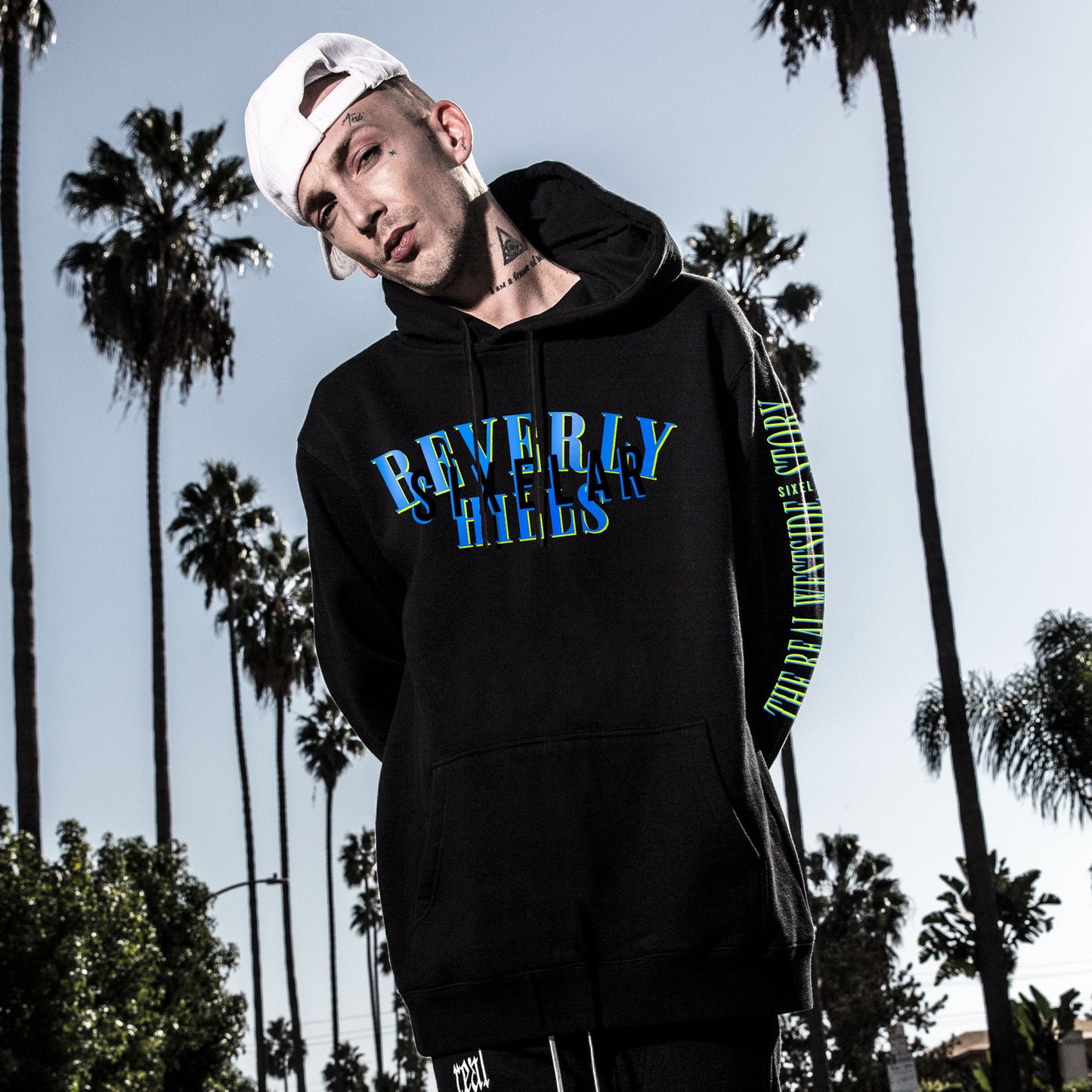 Beverly Hills Black Hoodie