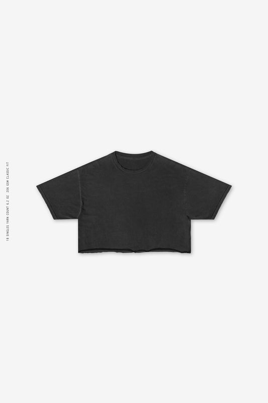 FESTIVAL CROPPED Charcoal Blank