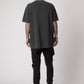 Sixelar WIDE Charcoal Sixelar t-shirt blank black view male model
