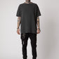 Sixelar WIDE Charcoal Sixelar t-shirt blank front view male model