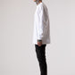 Sixelar Long sleeve White blank t-shirt side view2